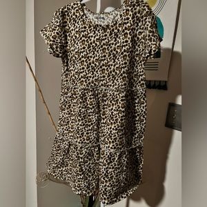 Old Navy “Cheetah” Dress Girl’s M(8)